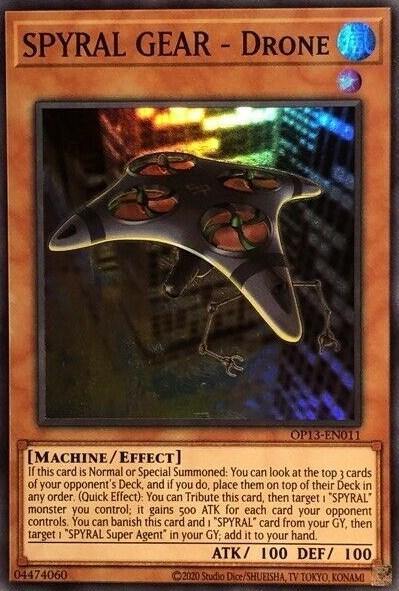 SPYRAL GEAR - Drone [OP13-EN011] Super Rare - Board Wipe