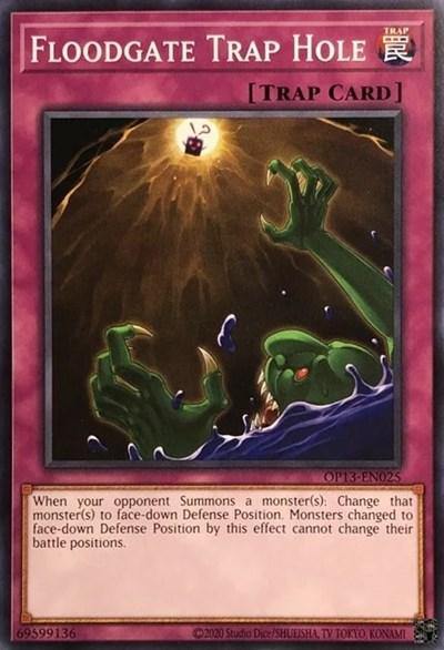 Floodgate Trap Hole [OP13-EN025] Common - Board Wipe