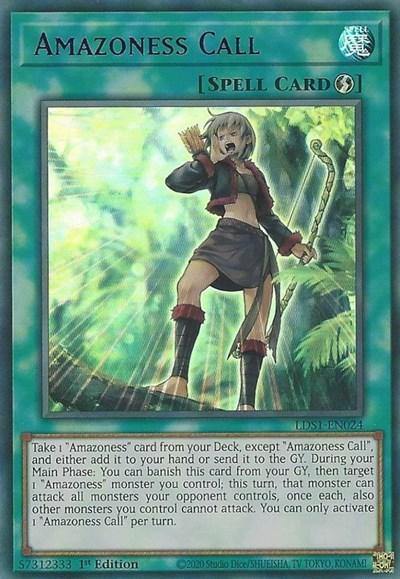 Amazoness Call (Purple) [LDS1-EN024] Ultra Rare - Board Wipe