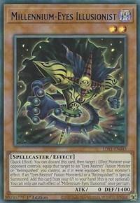 Millennium-Eyes Illusionist (Blue) [LDS1-EN045] Ultra Rare - Board Wipe