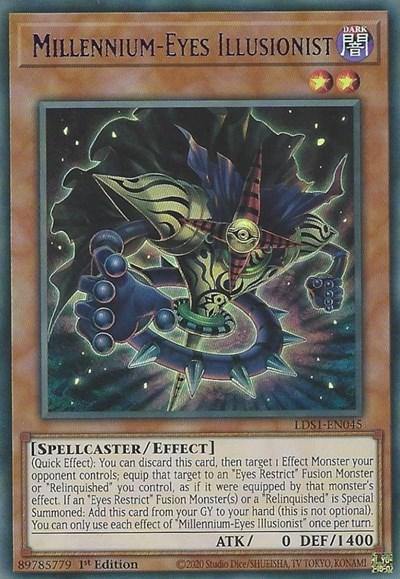 Millennium-Eyes Illusionist (Purple) [LDS1-EN045] Ultra Rare - Board Wipe
