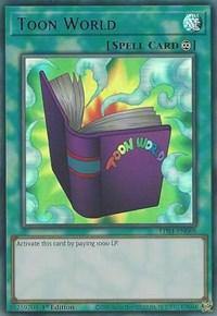 Toon World (Purple) [LDS1-EN068] Ultra Rare - Board Wipe