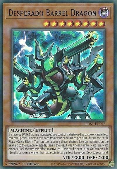 Desperado Barrel Dragon (Blue) [LDS1-EN076] Ultra Rare - Board Wipe