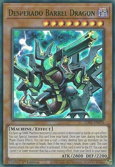 Desperado Barrel Dragon (Green) [LDS1-EN076] Ultra Rare - Board Wipe