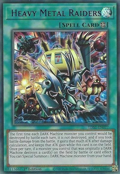 Heavy Metal Raiders (Purple) [LDS1-EN077] Ultra Rare - Board Wipe