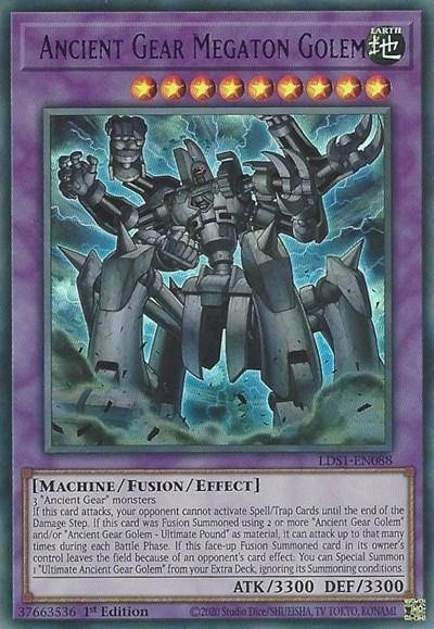 Ancient Gear Megaton Golem (Purple) [LDS1-EN088] Ultra Rare - Board Wipe