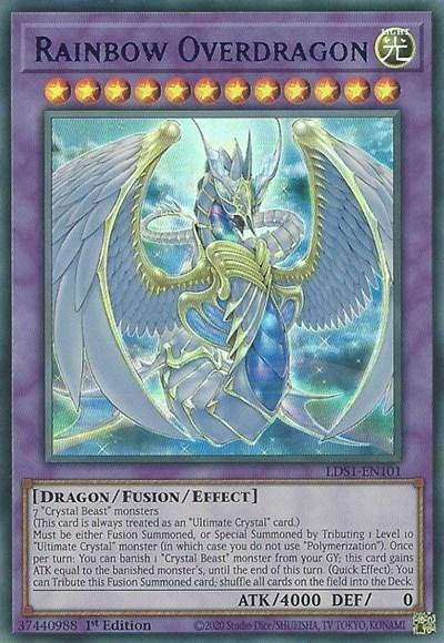Rainbow Overdragon (Blue) [LDS1-EN101] Ultra Rare - Board Wipe