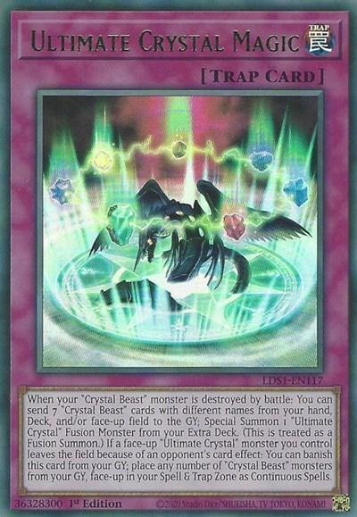 Ultimate Crystal Magic (Green) [LDS1-EN117] Ultra Rare - Board Wipe