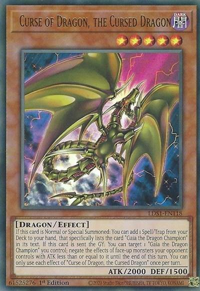 Curse of Dragon, the Cursed Dragon [LDS1-EN118] Ultra Rare - Board Wipe