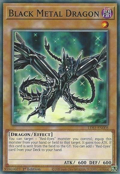 Black Metal Dragon [LDS1-EN008] Common - Board Wipe