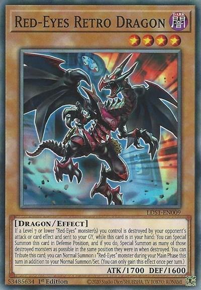 Red-Eyes Retro Dragon [LDS1-EN009] Common - Board Wipe