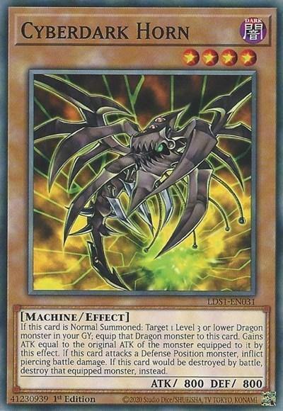 Cyberdark Horn [LDS1-EN031] Common - Board Wipe