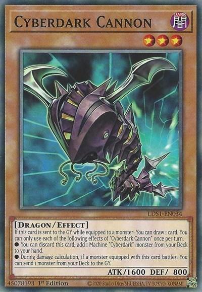 Cyberdark Cannon [LDS1-EN034] Common - Board Wipe