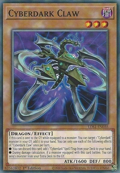 Cyberdark Claw [LDS1-EN035] Common - Board Wipe