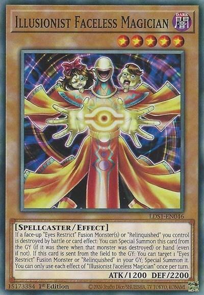 Illusionist Faceless Magician [LDS1-EN046] Common - Board Wipe