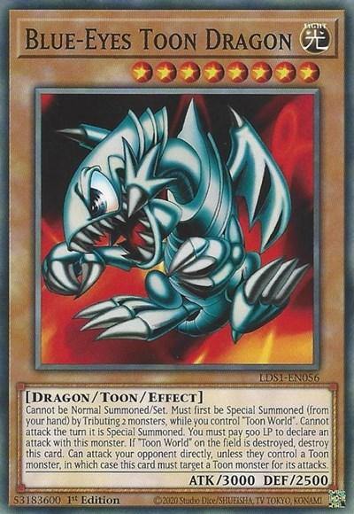 Blue-Eyes Toon Dragon [LDS1-EN056] Common - Board Wipe