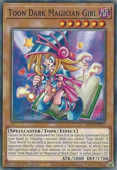 Toon Dark Magician Girl [LDS1-EN057] Common - Board Wipe