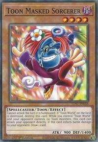 Toon Masked Sorcerer [LDS1-EN058] Common - Board Wipe