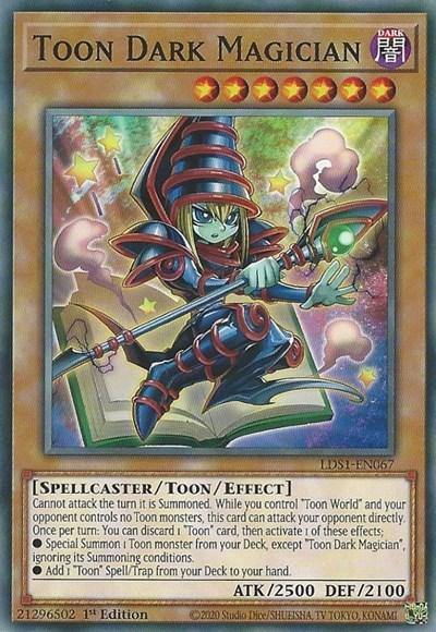 Toon Dark Magician [LDS1-EN067] Common - Board Wipe