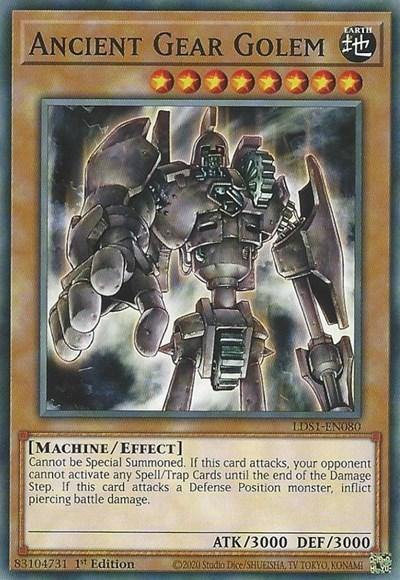 Ancient Gear Golem [LDS1-EN080] Common - Board Wipe