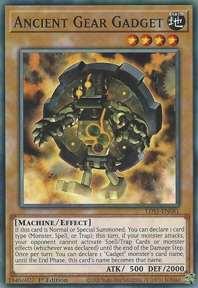 Ancient Gear Gadget [LDS1-EN081] Common - Board Wipe