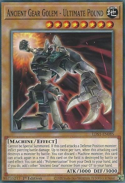 Ancient Gear Golem - Ultimate Pound [LDS1-EN085] Common - Board Wipe
