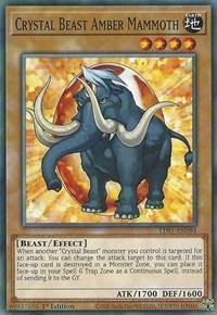Crystal Beast Amber Mammoth [LDS1-EN094] Common - Board Wipe