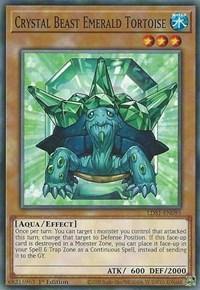 Crystal Beast Emerald Tortoise [LDS1-EN095] Common - Board Wipe