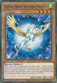 Crystal Beast Sapphire Pegasus [LDS1-EN098] Common - Board Wipe