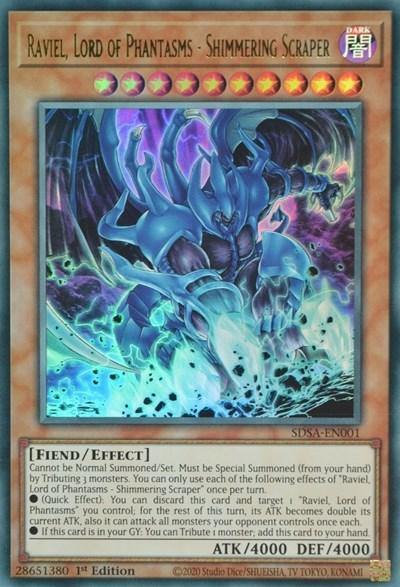 Raviel, Lord of Phantasms - Shimmering Scraper [SDSA-EN001] Ultra Rare - Board Wipe