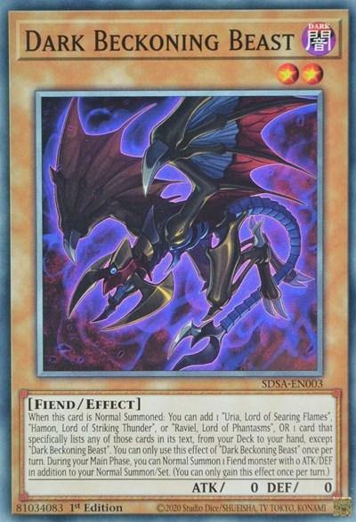 Dark Beckoning Beast [SDSA-EN003] Common - Board Wipe