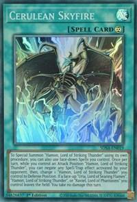 Cerulean Skyfire [SDSA-EN019] Super Rare - Board Wipe