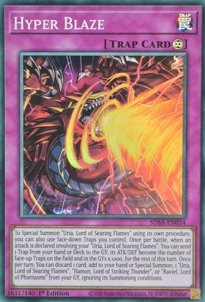 Hyper Blaze [SDSA-EN034] Super Rare - Board Wipe