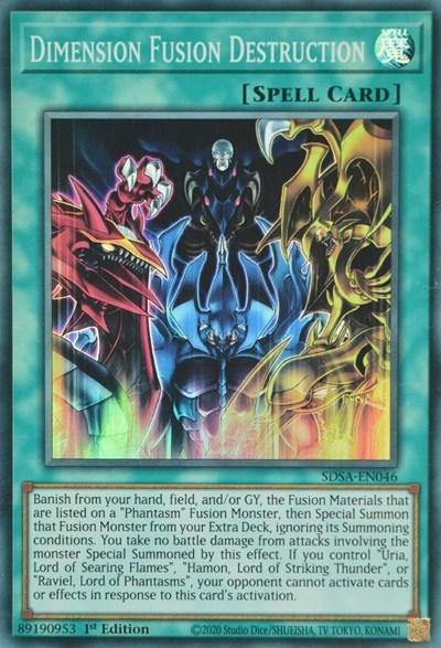 Dimension Fusion Destruction [SDSA-EN046] Super Rare - Board Wipe