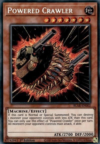 Powered Crawler [BLAR-EN002] Secret Rare - Board Wipe