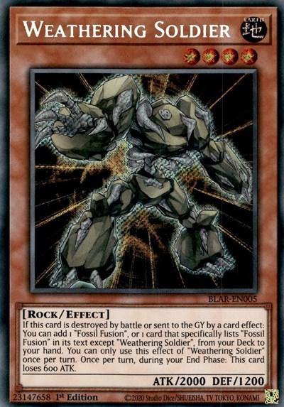 Weathering Soldier [BLAR-EN005] Secret Rare - Board Wipe