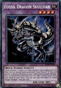 Fossil Dragon Skullgar [BLAR-EN010] Secret Rare - Board Wipe