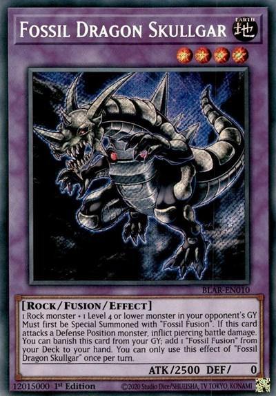 Fossil Dragon Skullgar [BLAR-EN010] Secret Rare - Board Wipe