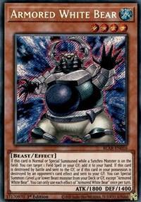 Armored White Bear [BLAR-EN016] Secret Rare - Board Wipe