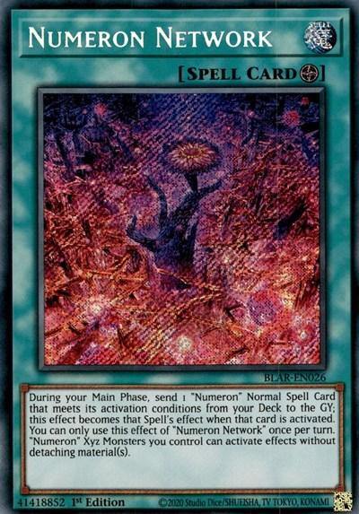 Numeron Network [BLAR-EN026] Secret Rare - Board Wipe