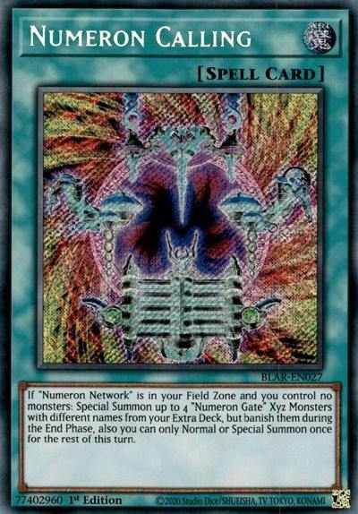 Numeron Calling [BLAR-EN027] Secret Rare - Board Wipe