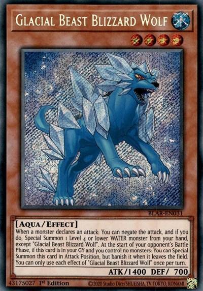 Glacial Beast Blizzard Wolf [BLAR-EN031] Secret Rare - Board Wipe
