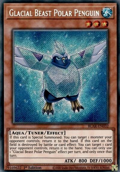 Glacial Beast Polar Penguin [BLAR-EN032] Secret Rare - Board Wipe
