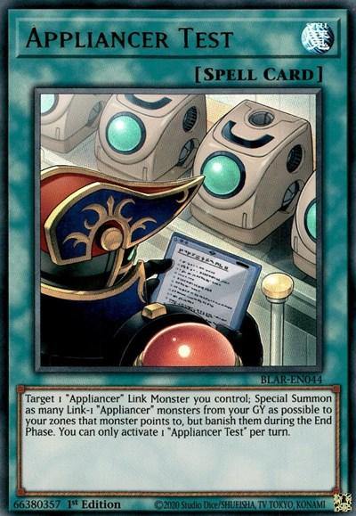 Appliancer Test [BLAR-EN044] Ultra Rare - Board Wipe