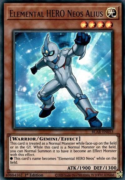 Elemental HERO Neos Alius [BLAR-EN053] Ultra Rare - Board Wipe