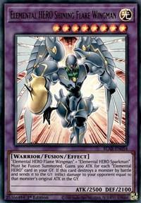 Elemental HERO Shining Flare Wingman [BLAR-EN054] Ultra Rare - Board Wipe