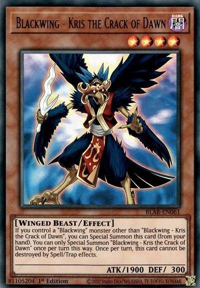 Blackwing - Kris the Crack of Dawn [BLAR-EN061] Ultra Rare - Board Wipe