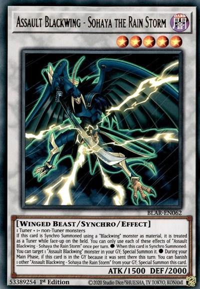 Assault Blackwing - Sohaya the Rain Storm [BLAR-EN062] Ultra Rare - Board Wipe