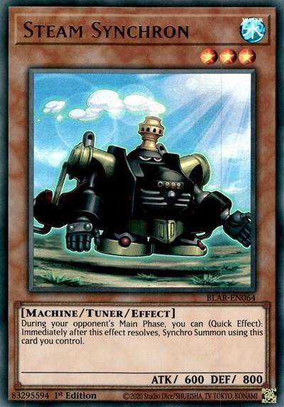 Steam Synchron [BLAR-EN064] Ultra Rare - Board Wipe
