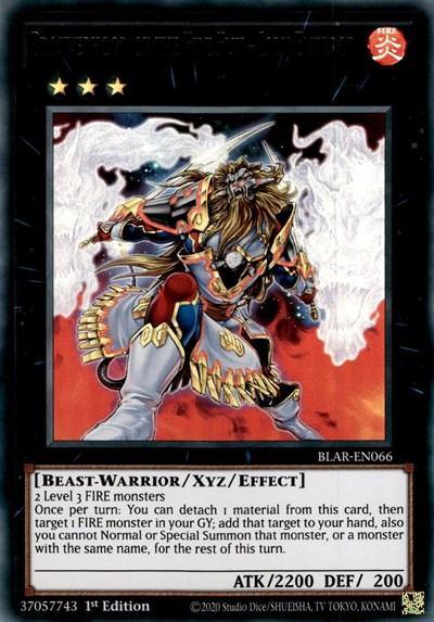 Brotherhood of the Fire Fist - Lion Emperor [BLAR-EN066] Ultra Rare - Board Wipe